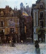 Walter Sickert The Quai Duquesne and the Rue Notre Dame, Dieppe USA oil painting reproduction